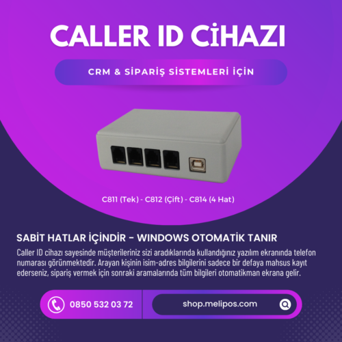 Caller ID Cihazı | USB | C811 - C812 - Görsel 2