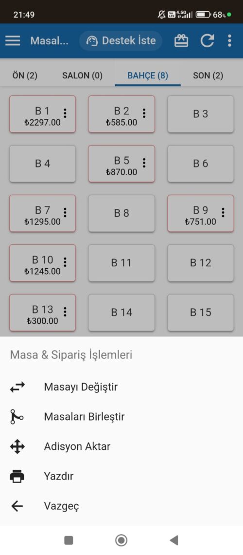 Restoran POS Yazılımı | Adisyo | Aylık Ödeme | Windows-Android-IOS - Görsel 12